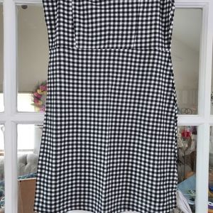 Strapless Plaid Dress